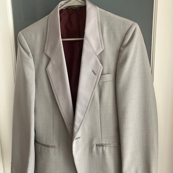 Vintage grey tux jacket - Picture 1 of 4